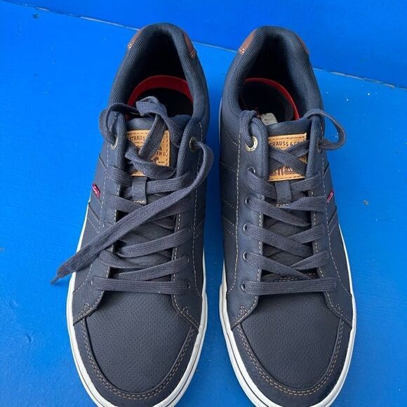 Levis Men\'s Shoes Canvas & Faux Leather Tennis Size 10 Sneakers Blue main image 5
